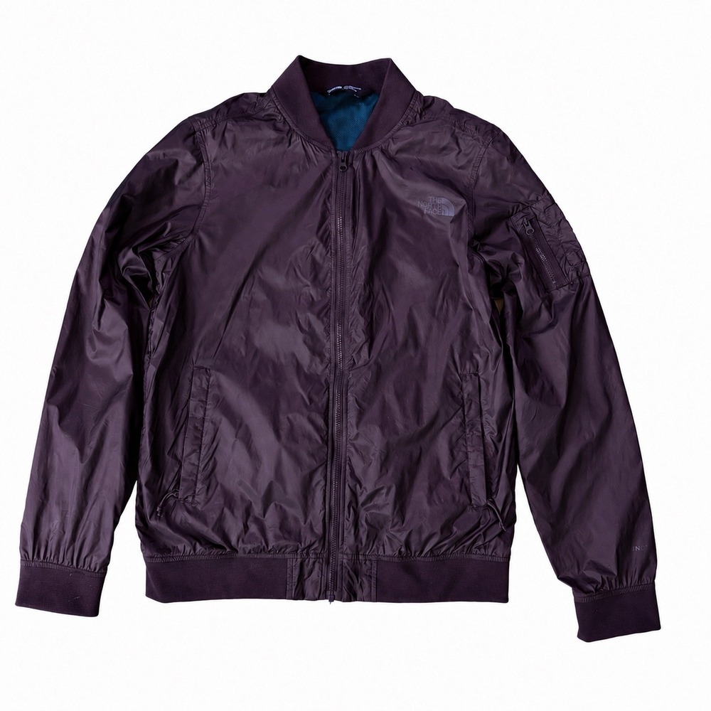 The North Face Meaford WindWall Bomber Jacket Womens Small NF0A3MHF Purple